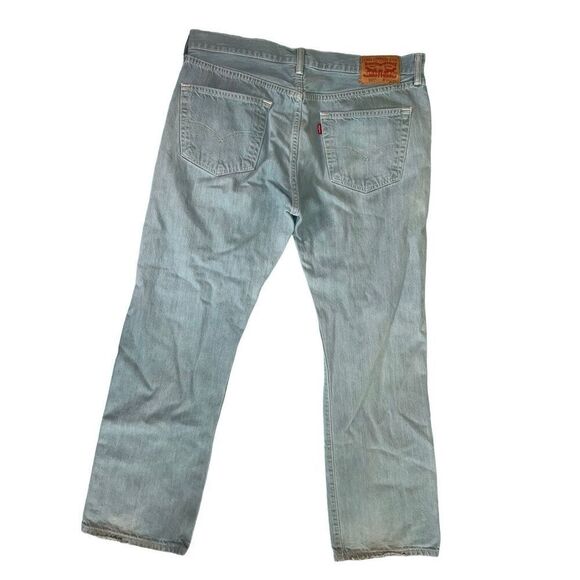 Levi's Other - Levis 501 Mens Blue Grey Button Fly Denim Jeans Size 36 by 30